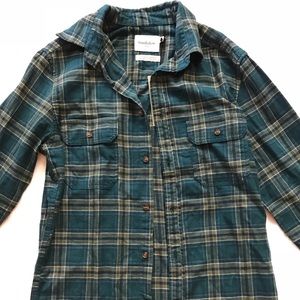 Green/Yellow Boyfriend’s Flannel